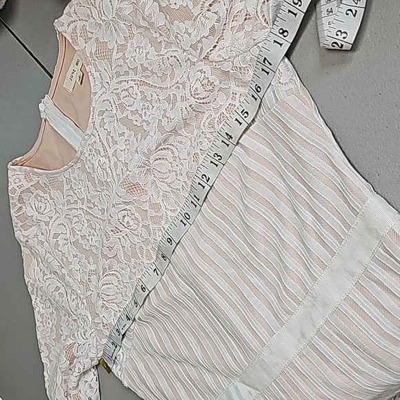 Just me Women's Dress, lace with a pink lining, Size M - Picture 9 of 11